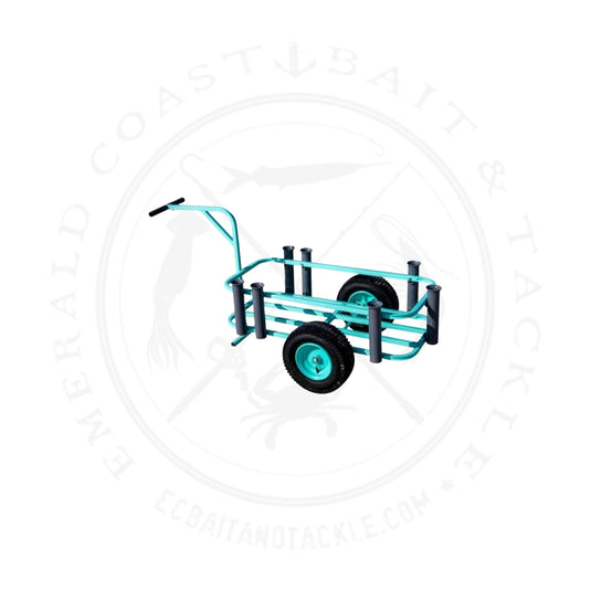 Tsunami Seafoam Galvanized Pier Cart