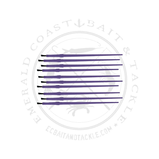 Disposable Nylon Finishing Brushes Purple 10pk
