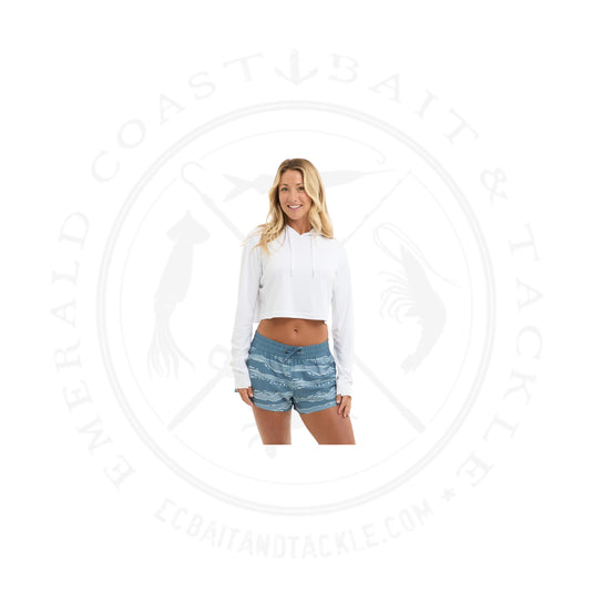 Pelagic Womens Vaportek Cropped Fishing Shirt