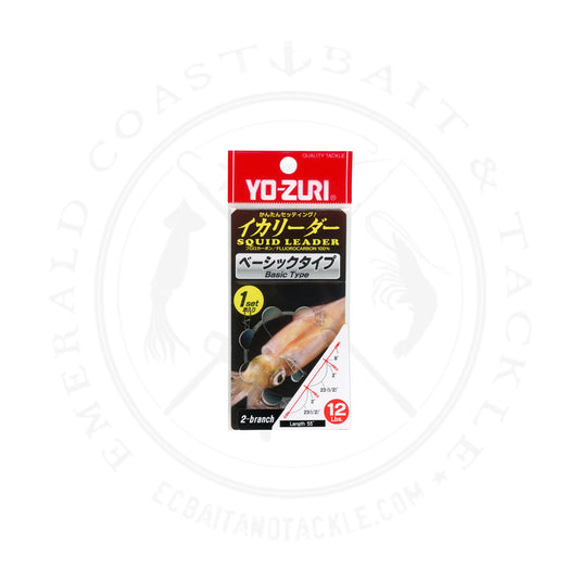 Yo-Zuri Squid Leader 12lb test Double Drop